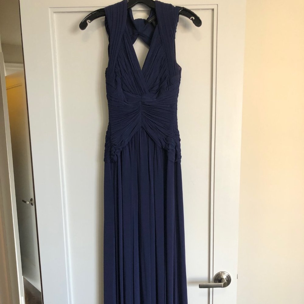 Blue BCBG Maxazria Gown
